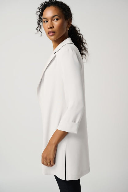 Classic Long Blazer-Vanilla