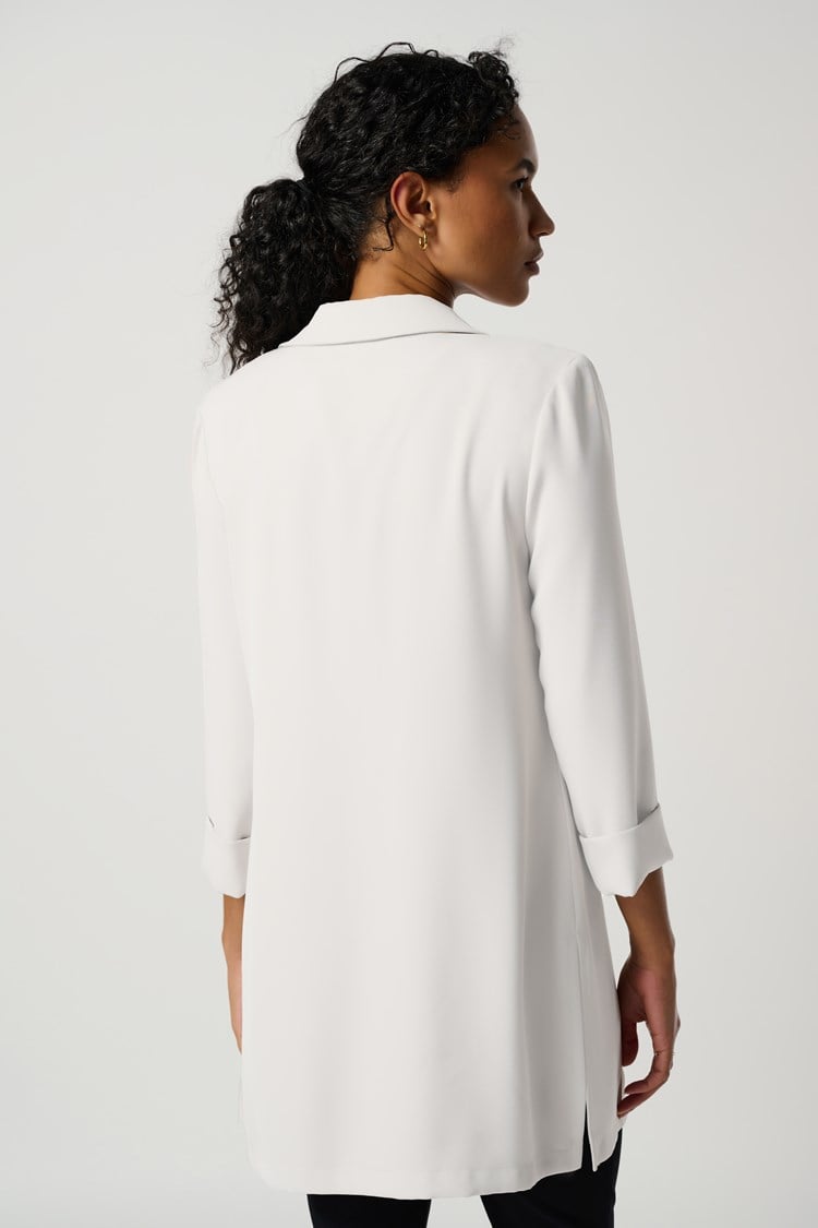 Classic Long Blazer-Vanilla