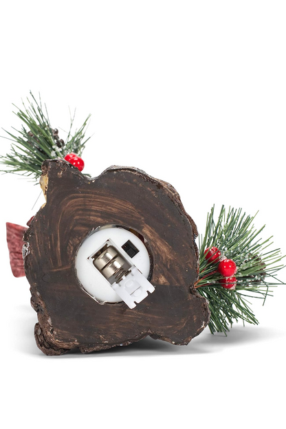 Resin Cardinal on Joy Tree Stump