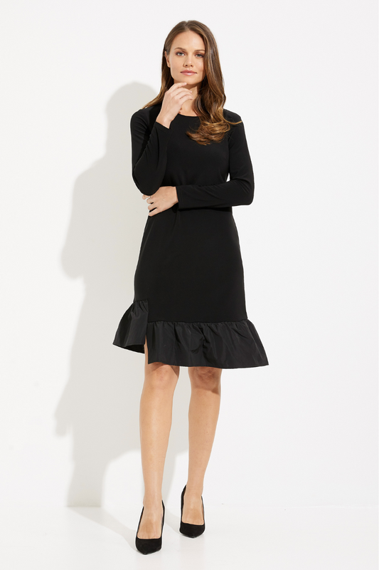 Long Sleeve Fit & Flare Dress
