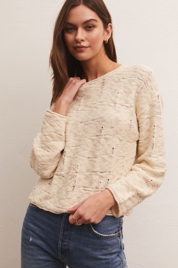 Rowe Distressed Sweater