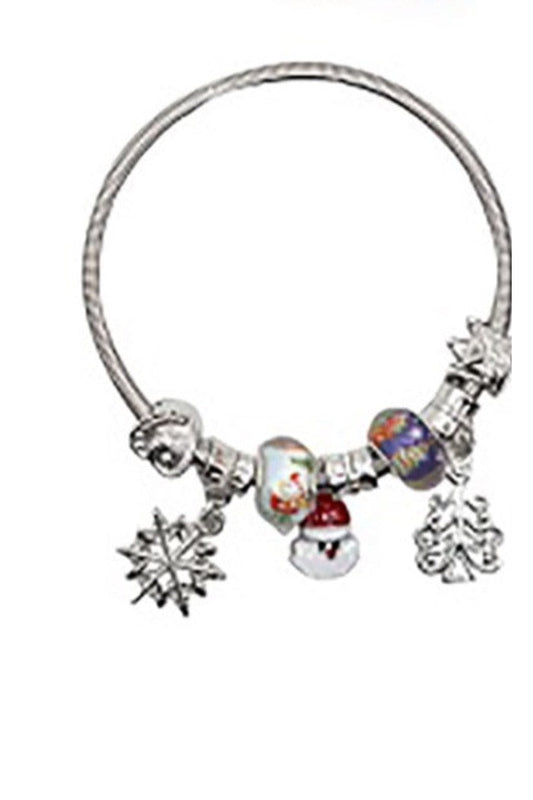 Christmas charm bracelet