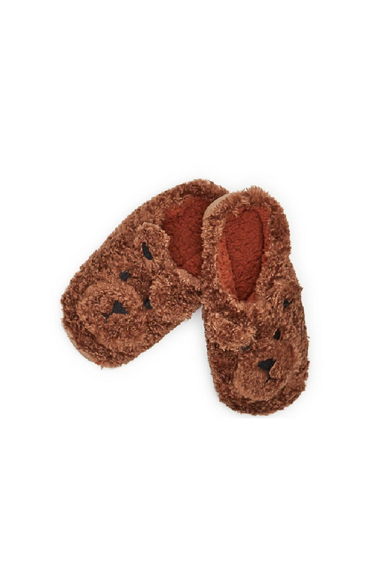 PLUSH TEDDY SLIPPERS