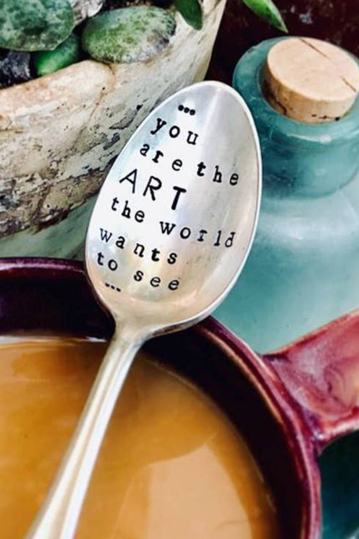 Coffee, Cocoa, Tea, Stamped Spoons