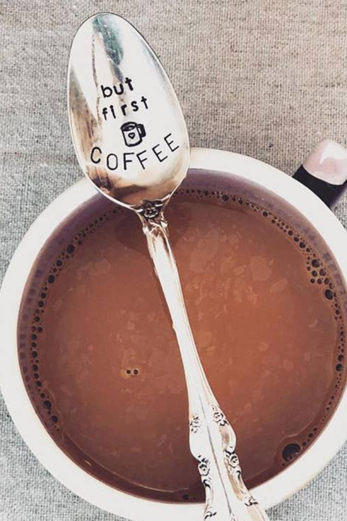 Coffee, Cocoa, Tea, Stamped Spoons