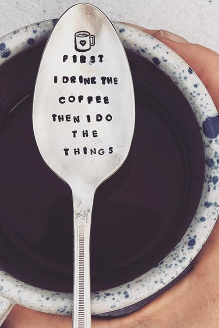 Coffee, Cocoa, Tea, Stamped Spoons