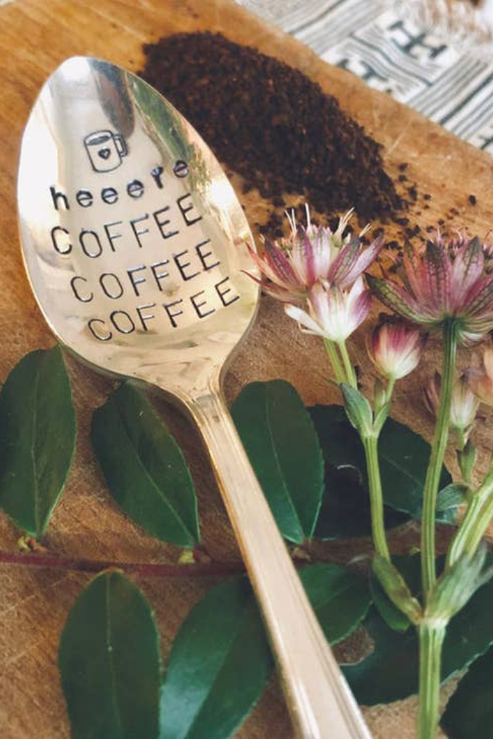 Coffee, Cocoa, Tea, Stamped Spoons