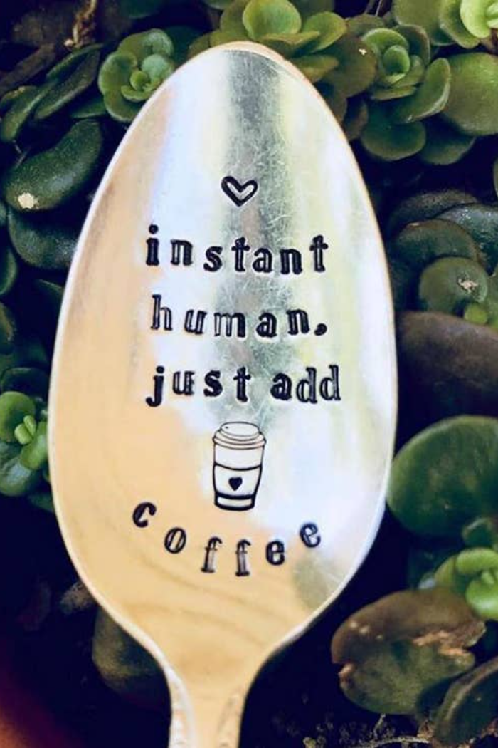 Coffee, Cocoa, Tea, Stamped Spoons