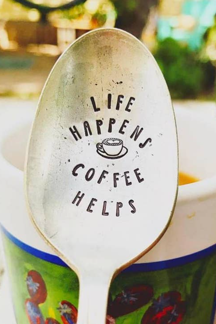 Coffee, Cocoa, Tea, Stamped Spoons