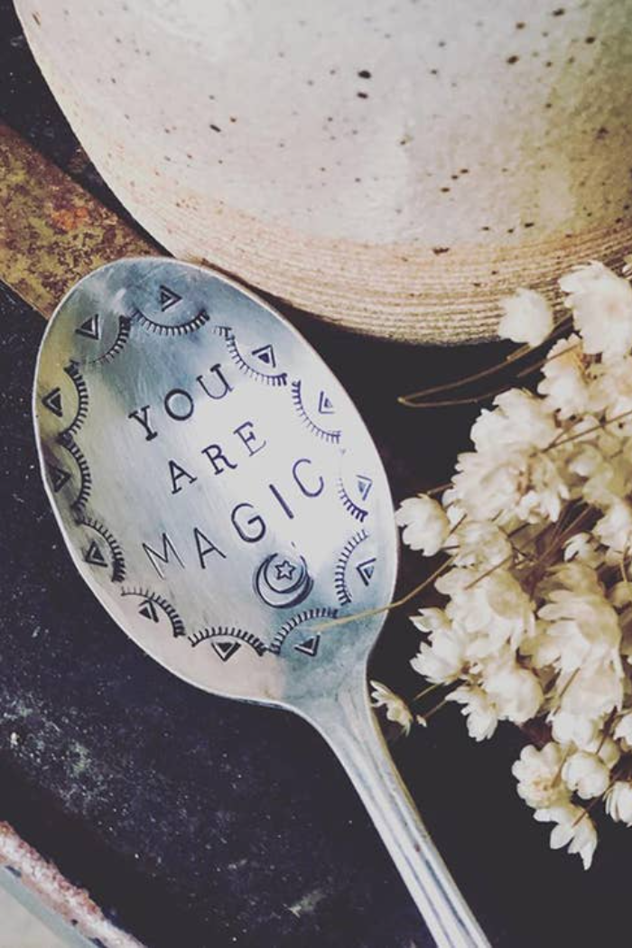 Coffee, Cocoa, Tea, Stamped Spoons