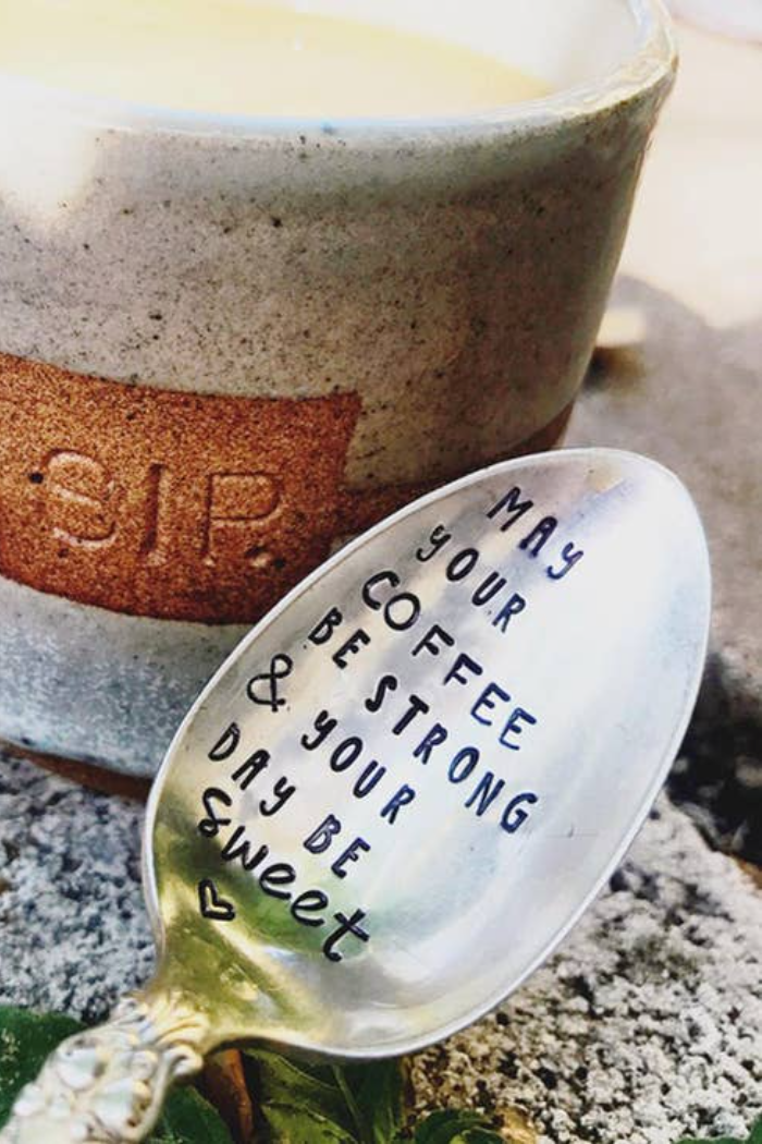 Coffee, Cocoa, Tea, Stamped Spoons