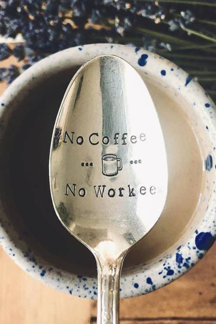 Coffee, Cocoa, Tea, Stamped Spoons