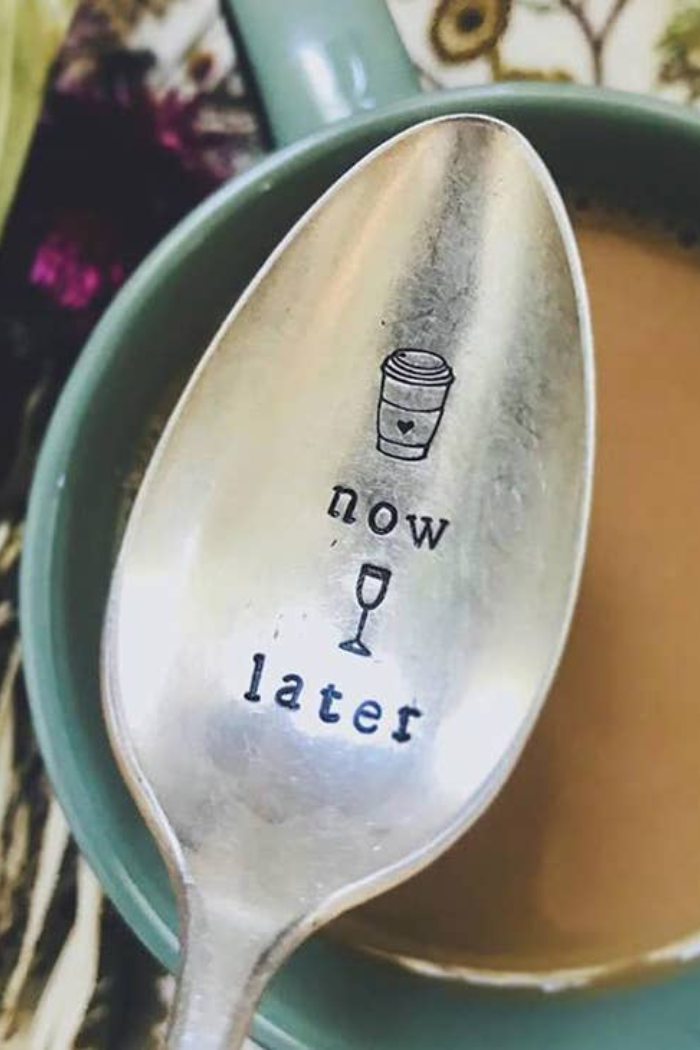 Coffee, Cocoa, Tea, Stamped Spoons