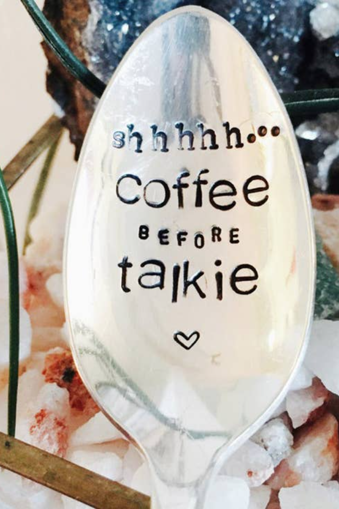 Coffee, Cocoa, Tea, Stamped Spoons
