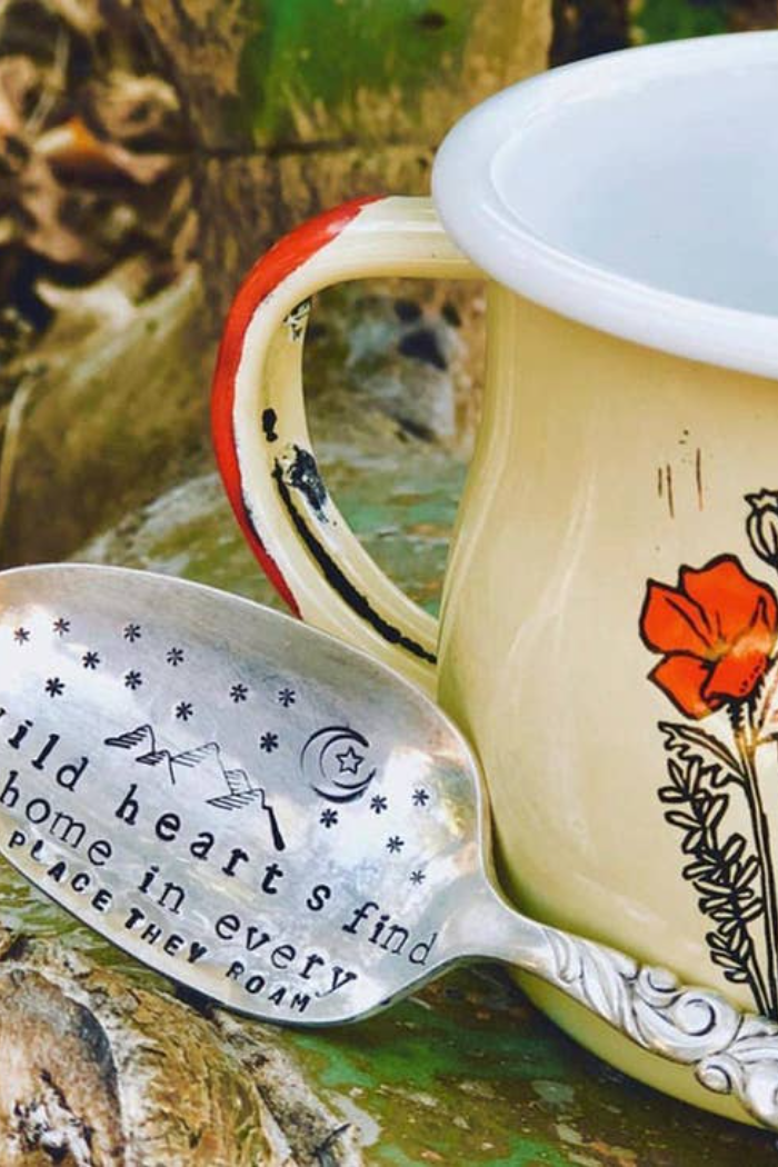 Coffee, Cocoa, Tea, Stamped Spoons