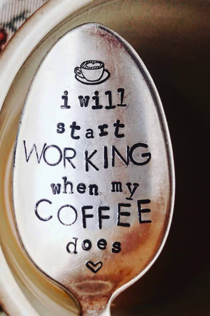 Coffee, Cocoa, Tea, Stamped Spoons