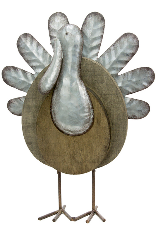 Metal Standing Turkey
