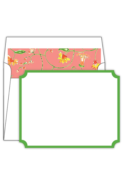 Floral Print Die-Cut Social Set
