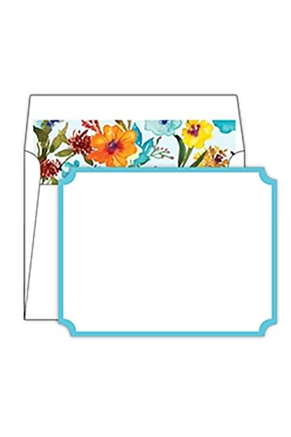 Floral Print Die-Cut Social Set