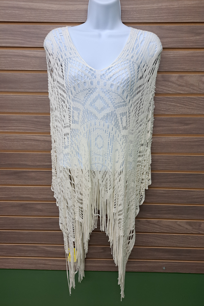 Crocheted shawl