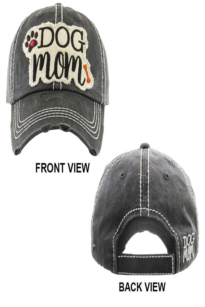 DOG mom Vintage Baseball Cap
