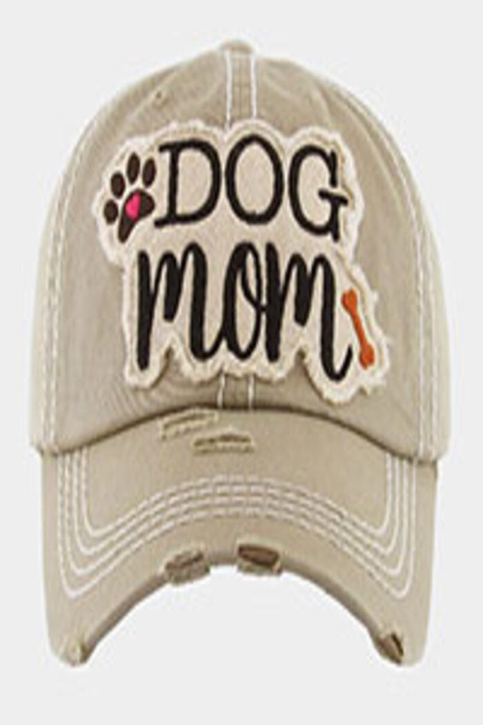 DOG mom Vintage Baseball Cap
