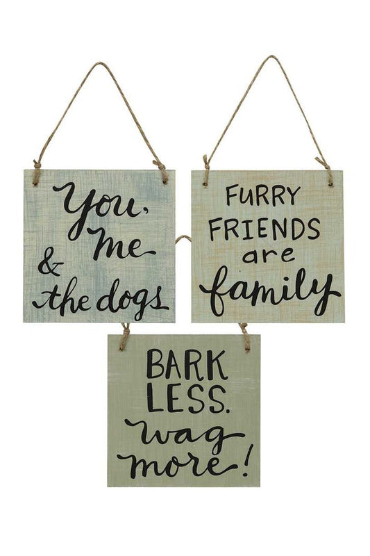 Doggie Sayings Sign Ornaments