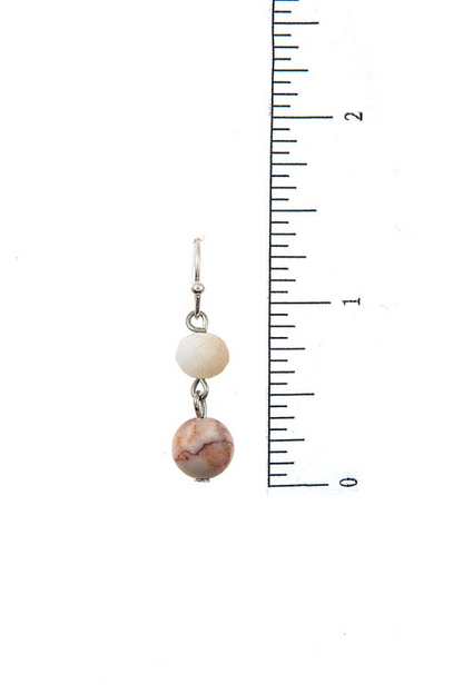Floral cow pendant bead necklace set