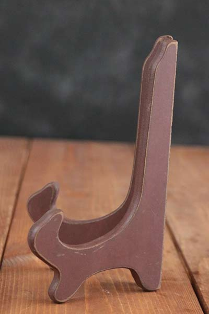 Wooden Plate Stand