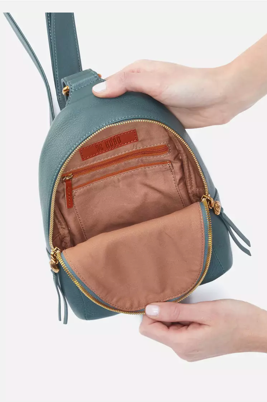 Fern Pebbled Leather Sling