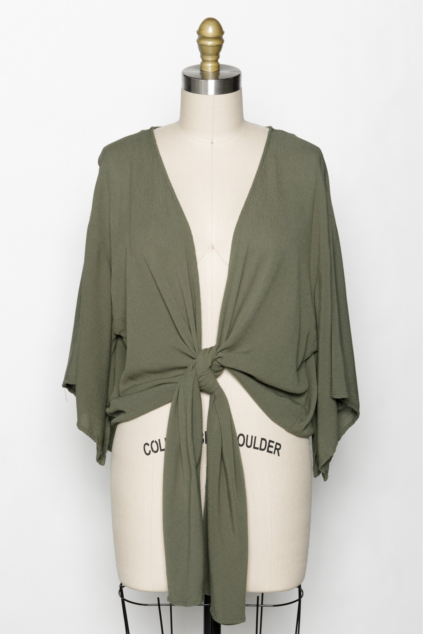 Gauze Kimono Tie Top