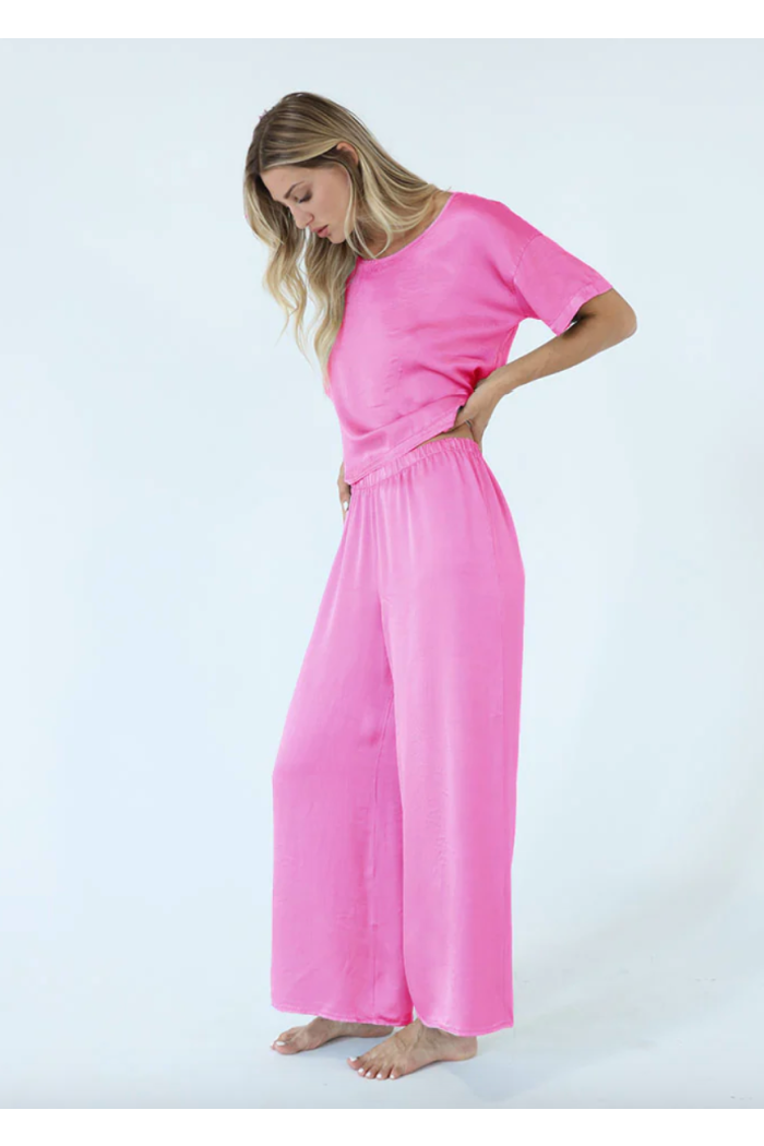 MO-CROP SATIN PANT