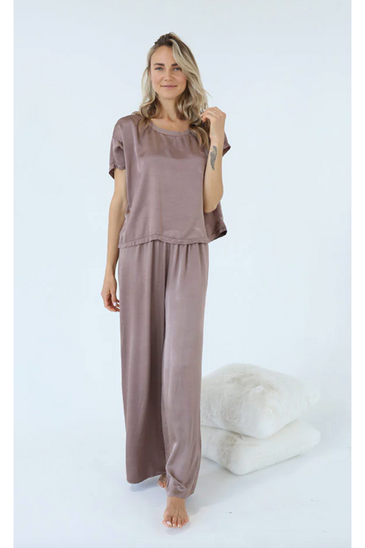 MO-CROP SATIN PANT