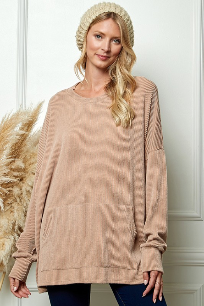 Ribbed Sweatshirt