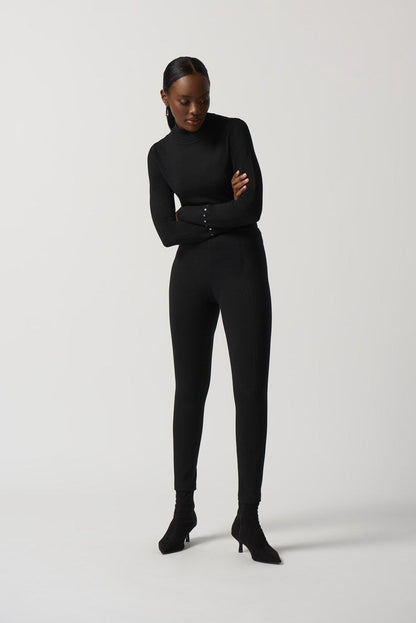 Mock Neck Sweater - Black
