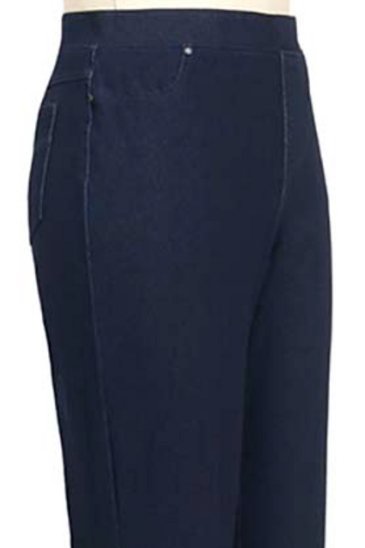 Pull on Knit Denim Pant