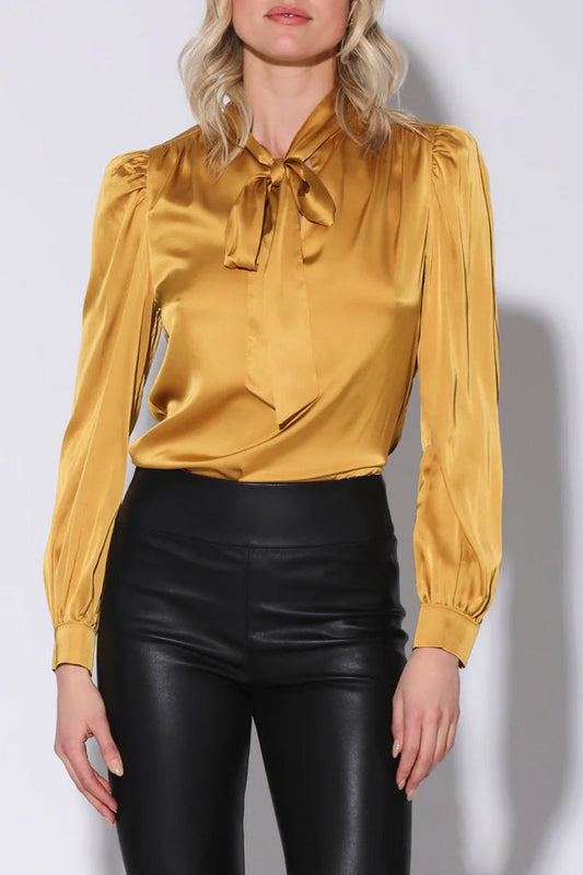 Duchess Neck Tie Blouse