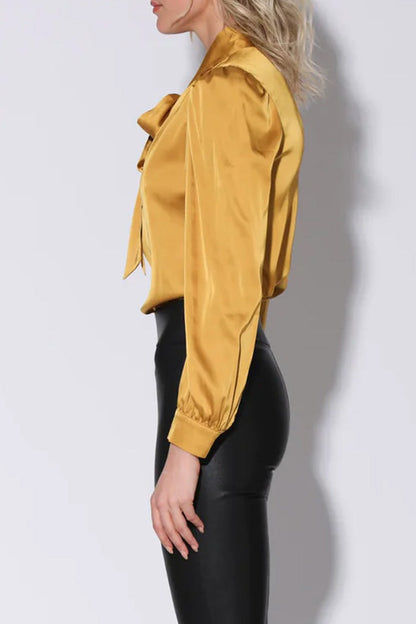 Duchess Neck Tie Blouse