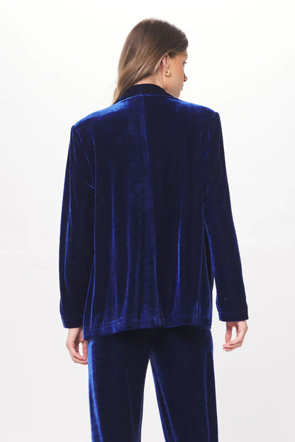 Oversized Velvet Blazer