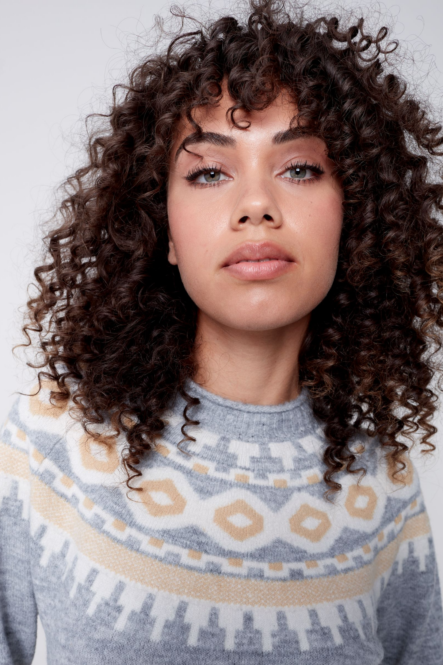 RAGLAN SLEEVE SKI SWEATER JACQUARD DESIGN