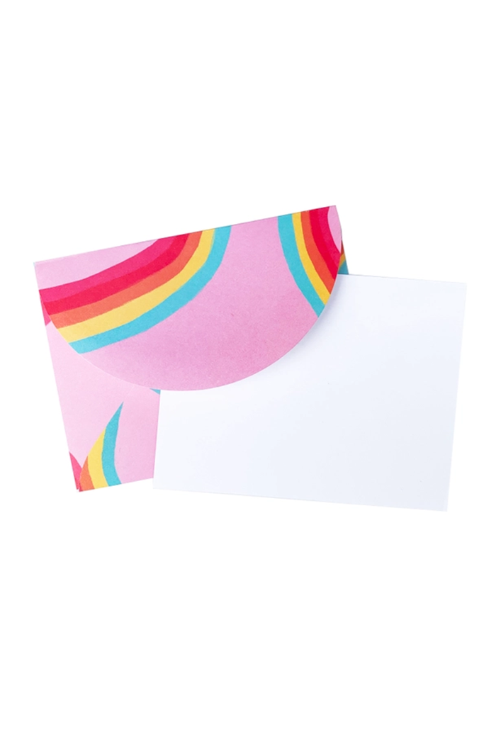 Flat Card With Printed Envelope Set