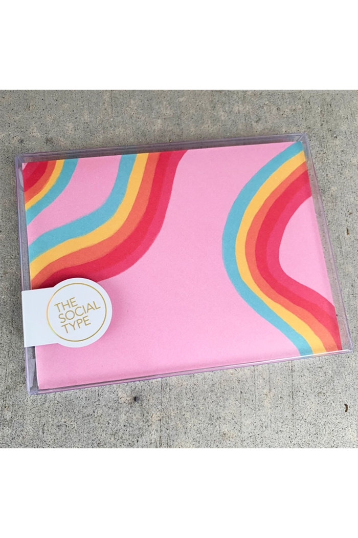 Flat Card With Printed Envelope Set