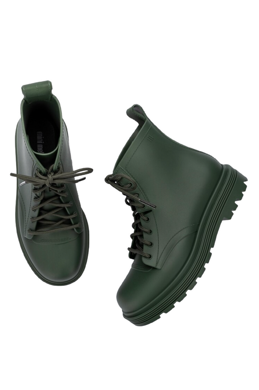Coturno Matte Green Boot