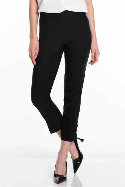 PULL-ON ANKLE PANT WITH RING HEM VENTS