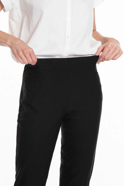 PULL-ON ANKLE PANT WITH RING HEM VENTS