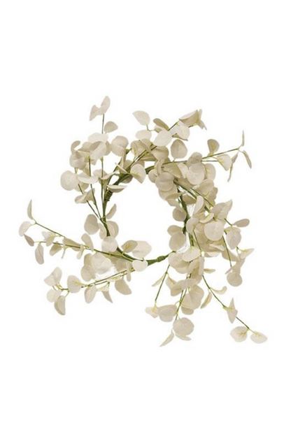Foamy Silver Dollar Wreath