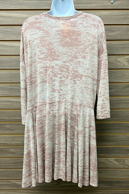 Lavender Dress with 3/4 Sleeves