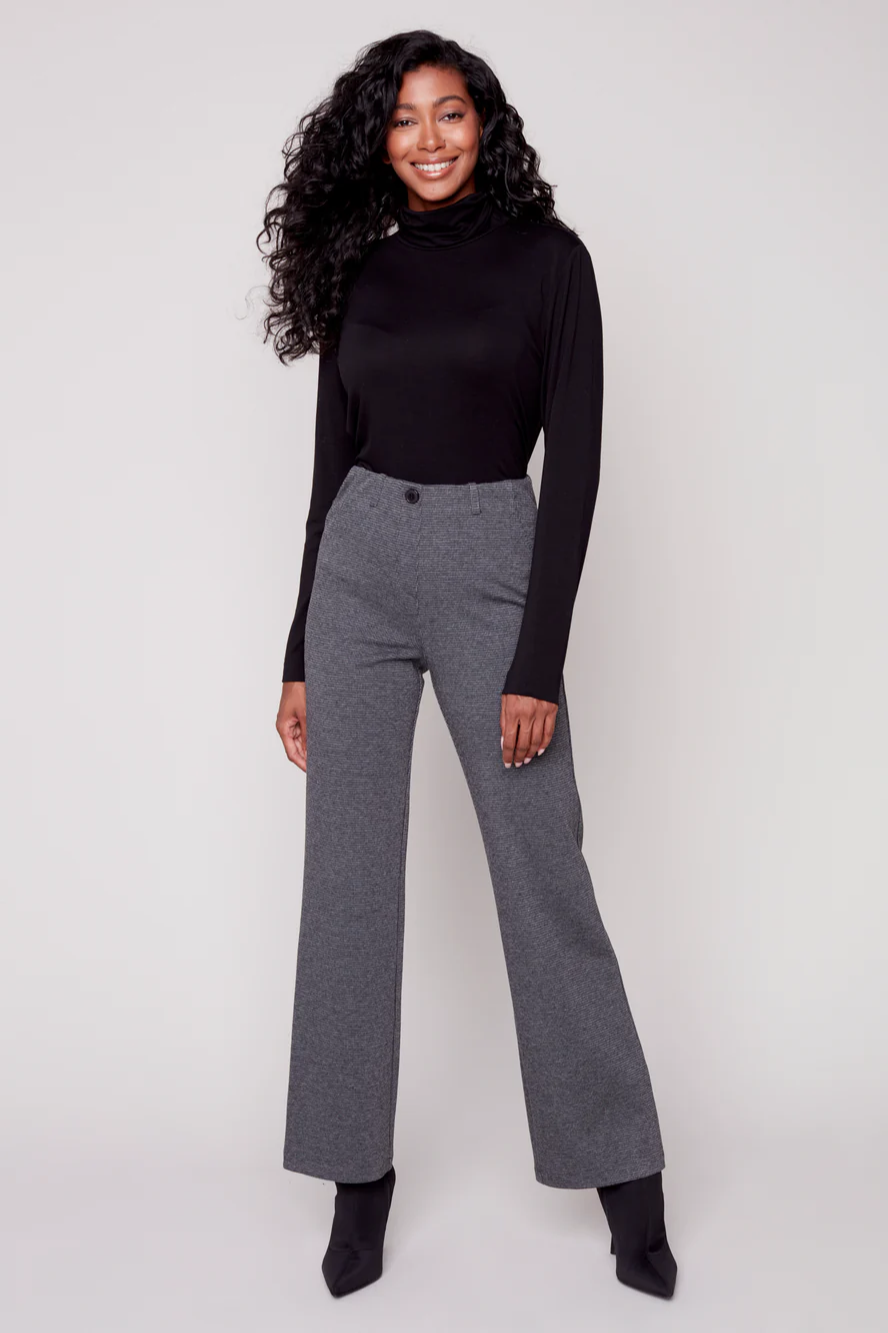 FLARE LEG KNIT PANT