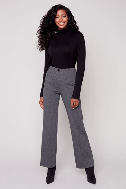 FLARE LEG KNIT PANT