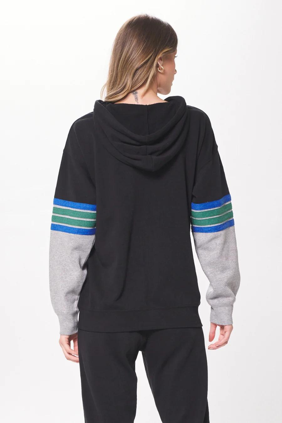Fleece Zip Up Hoodie with Twill Tape